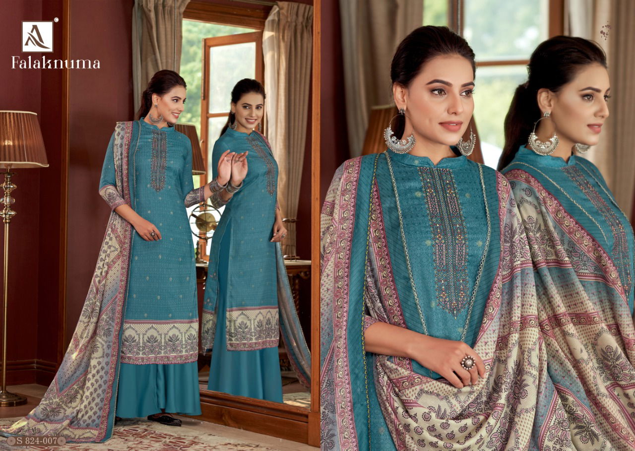 Alok Falaknuma Winter Casual Daily Wear Wool Printed Pashmina Collection